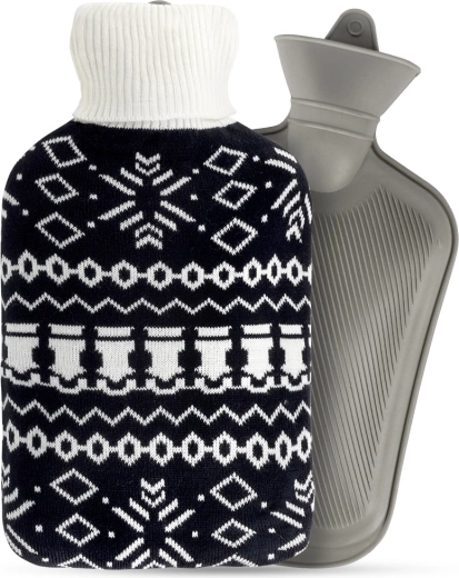 Bolsa de agua caliente con funda de punto 1,8 l Vilde