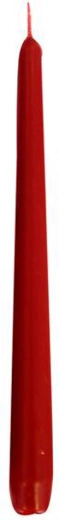 Vela cónica Provence de color rojo oscuro, 24,5 cm
