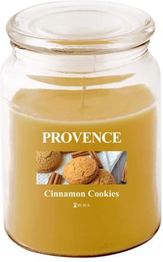 Vela aromática en vaso Provence galletas de canela 95 horas