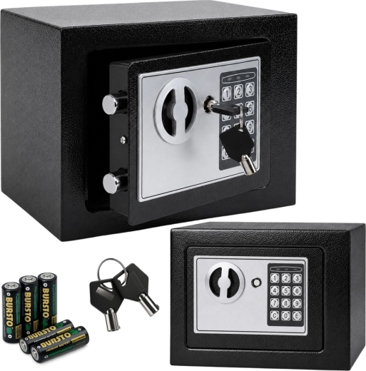 Caja fuerte electrónica doméstica para documentos y dinero 6 l
