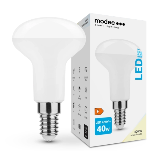 Bombilla LED Modee Lighting R50 4,9 W E14 blanco neutro