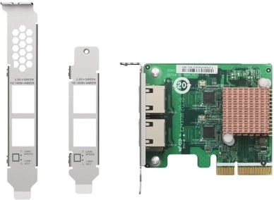Tarjeta de red de doble puerto QNAP 2,5 GbE