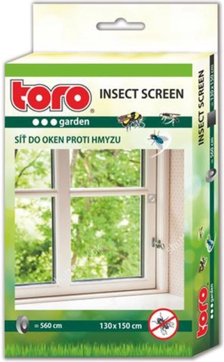 Mosquitera para ventana 130 × 150 cm, negra