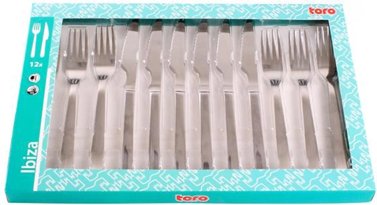 Juego de cubiertos para steak de acero inoxidable Toro Ibiza, 12 piezas