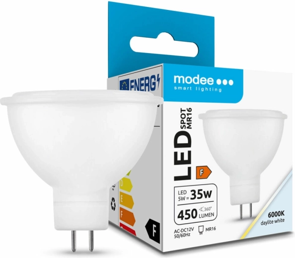 Bombilla LED GU5.3 MR16 5 W blanco frío 6000 K Modee Lighting