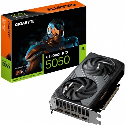 Tarjeta gráfica Gigabyte GeForce RTX 5050 WINDFORCE OC 8GB