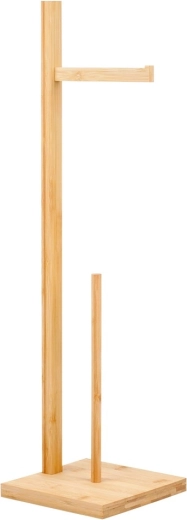 Bambú natural para un baño moderno