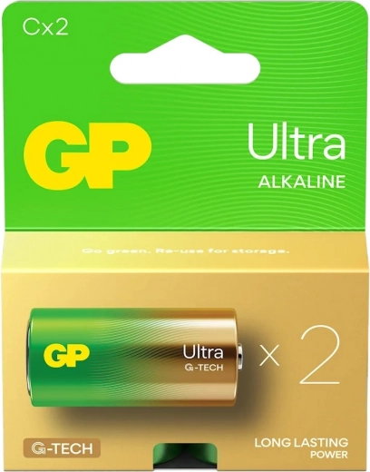 Pilas alcalinas GP Ultra C/LR14 2 uds