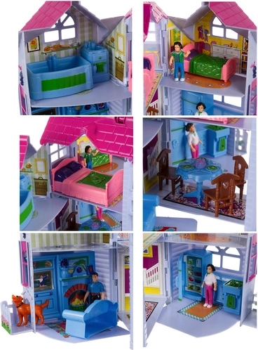 Seis habitaciones detalladas y ricos complementos