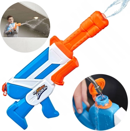 Gran pistola de agua Nerf Soa Twister Super con cañón giratorio