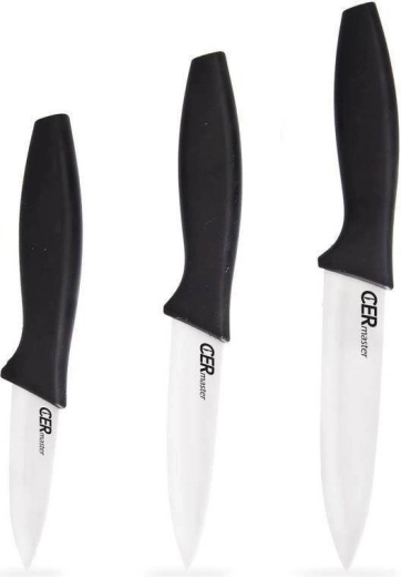 Juego de cuchillos de cocina de cerámica (3 piezas)