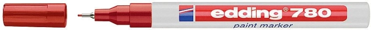 Rotulador de pintura rojo Edding 780