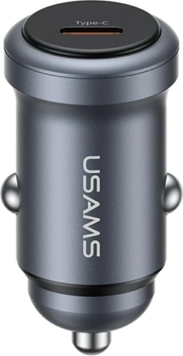 Cargador de coche de aluminio USAMS USB-C PD 30 W