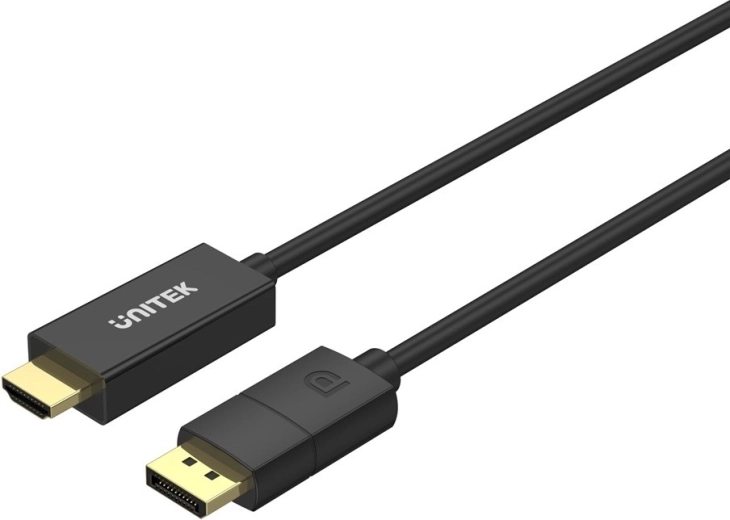 Unitek adaptador de cable DisplayPort 1.2 a HDMI 4K 60 Hz 1,8 m - 1 pieza
