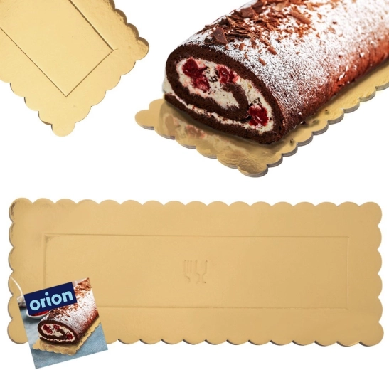 Presentación elegante de postres