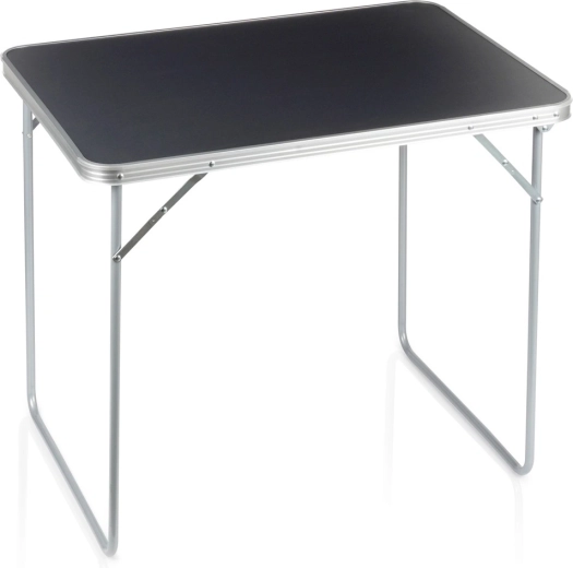 Mesa turística plegable Vilde color grafito 80 × 60 × 70 cm