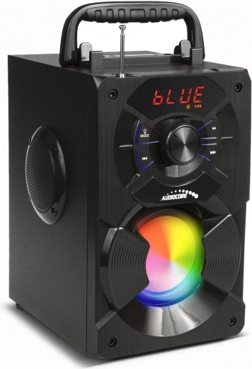 Diseño portátil con efectos LED