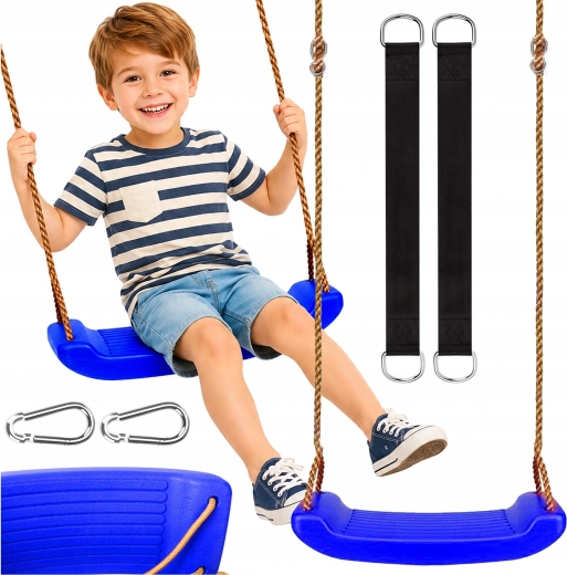 Columpio infantil de jardín Swing-Y azul