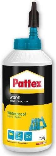 Adhesivo para madera resistente al agua D3 250 g PATTEX SUPER 3