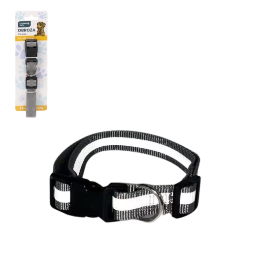 Collar ajustable para perros 35–55 cm, ancho 2 cm