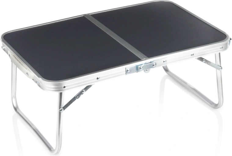 Mesa turística plegable Vilde de grafito 60 × 40 × 25 cm