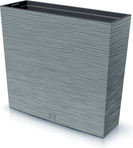 Jardinera Furu Case T de 77 cm – color hormigón con inserto interior