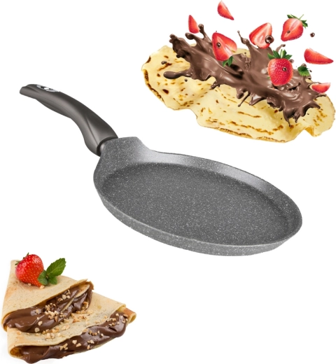 Forma ideal para crepes y volteo fácil