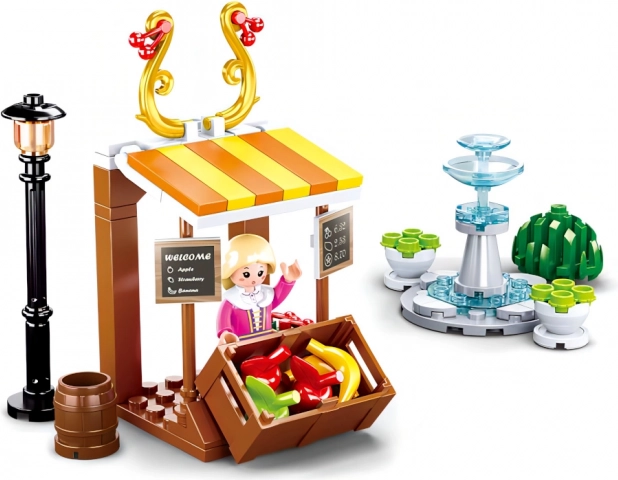 Sluban Girl's Dream Puesto rural con fruta y fuente