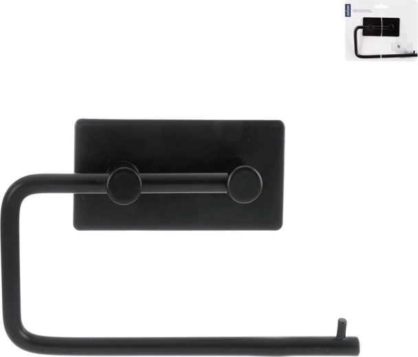 Soporte metálico adhesivo para papel higiénico Orion Radka