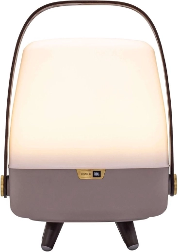 Lámpara portátil con altavoz Kooduu Lite-up Play Mini gris