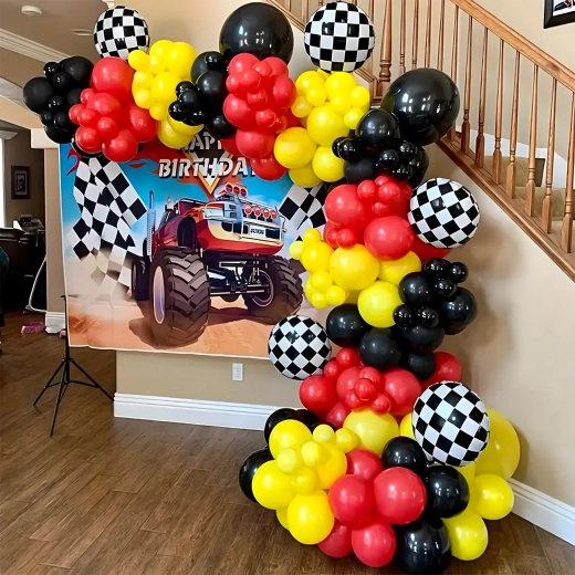 Guirnalda de globos carreras de Fórmula – set de 148 uds.
