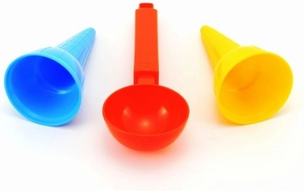 Set de helado para la arena – 2 cucuruchos y una cuchara