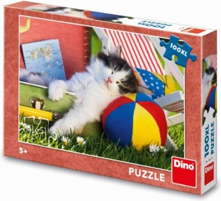 Puzzle Gatito descansando 100 piezas XL