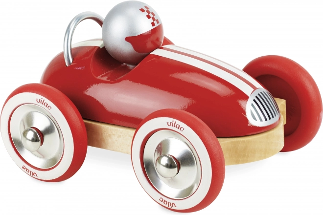 Coche de madera Roadster vintage rojo