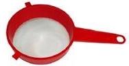 Colador de cocina de plástico con cuenco semiesférico 13,5 cm