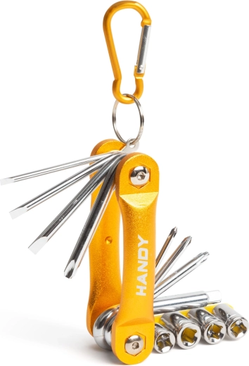 Kit compacto de destornilladores y llaves de vaso Handy 11 en 1