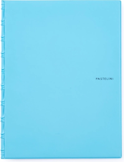 Carpeta A4 con bolsillo lateral PASTELINI azul