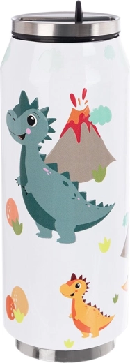 Termo en forma de lata DINO 400 ml de acero inoxidable