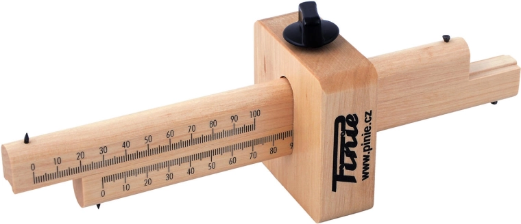 Gramil doble de carpintería de madera