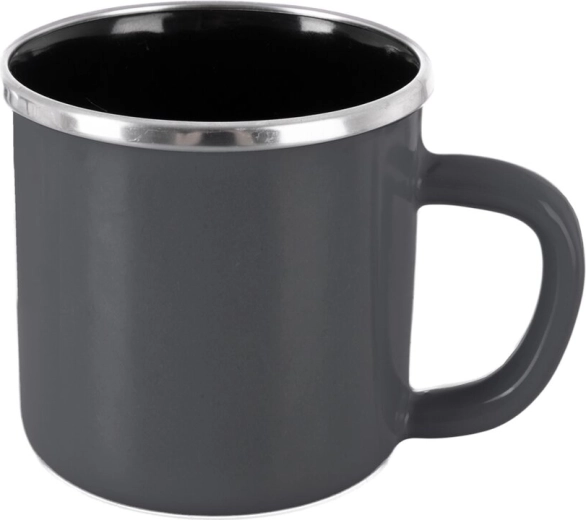 Taza esmaltada Grey Lem 0,41 l