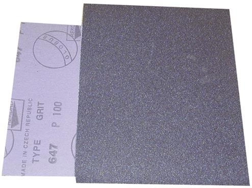 Tela abrasiva para metal y madera, grano 220, 230 × 280 mm