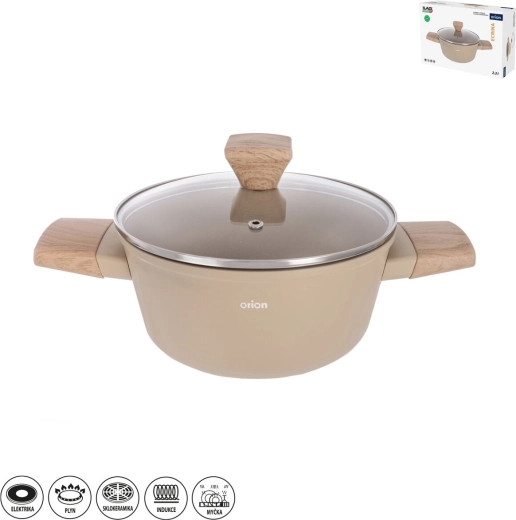 Cazo Ecrina 2,3 l con tapa de vidrio