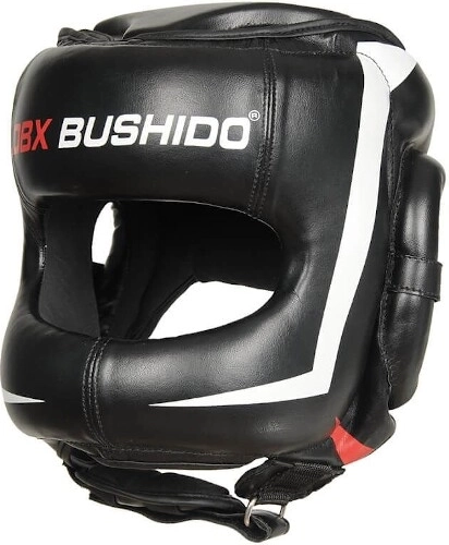 Casco de boxeo DBX Bushido con protección facial completa – L