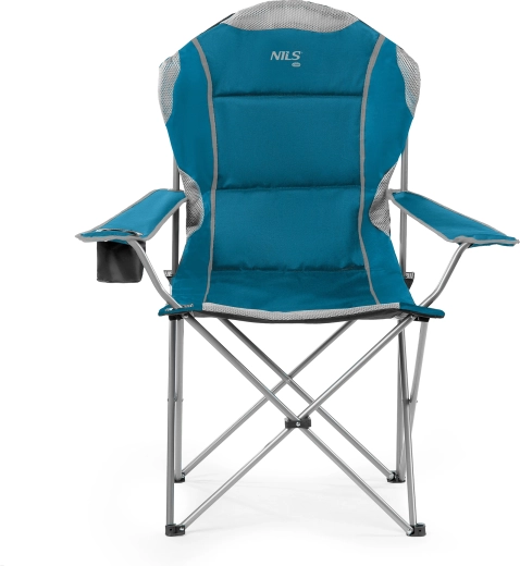 Silla de camping plegable NILS Camp turquesa