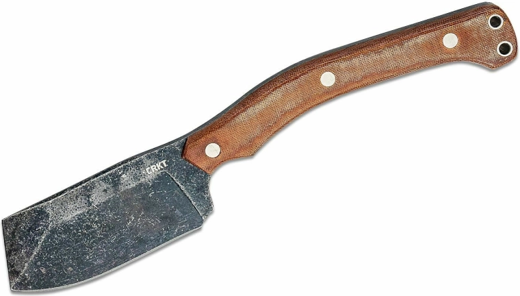 Cuchillo de exterior CRKT Razel Nax Brown 11 cm, Micarta, funda de termoplástico