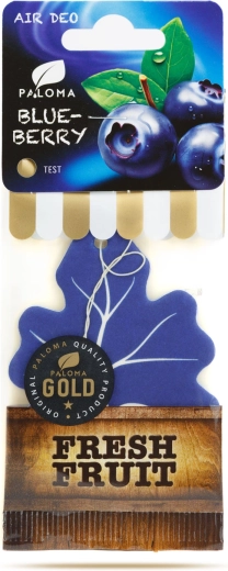Ambientador para coche Paloma Gold Fresh Fruit Blueberry