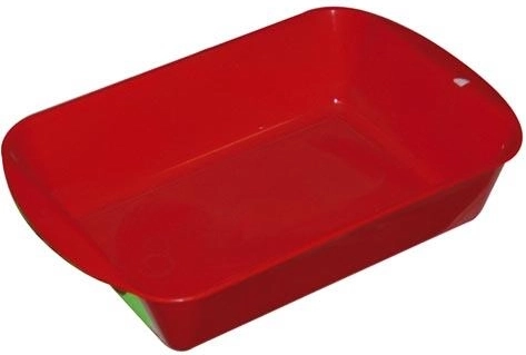 Bandeja de empanado de plástico 26 × 18 × 6 cm – mix de colores