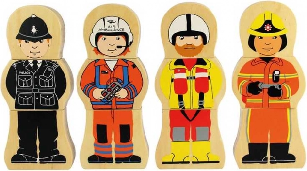 Puzle de madera de profesiones de Bigjigs Toys