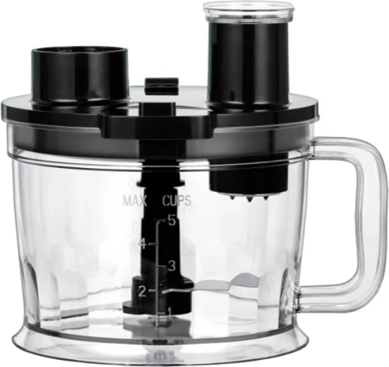 Picadora grande de 1,25 l con cuchilla de acero inoxidable
