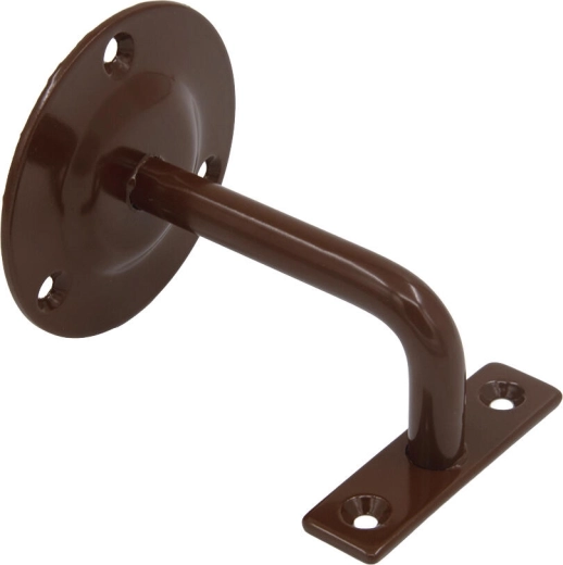 Soporte para pasamanos de barandilla de escalera Nova – marrón
